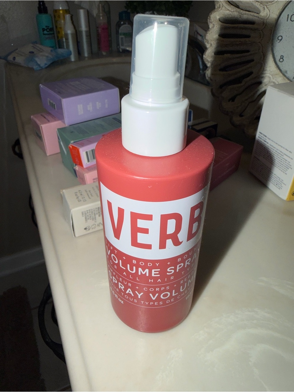 VerB Volume Spray for Women - Coral Pink
